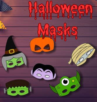 Printable Halloween Masks Crafts, Halloween Masks, Printable Halloween Crafts