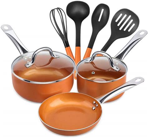 Amazon Deal: 9pc. Copper Cookware Set