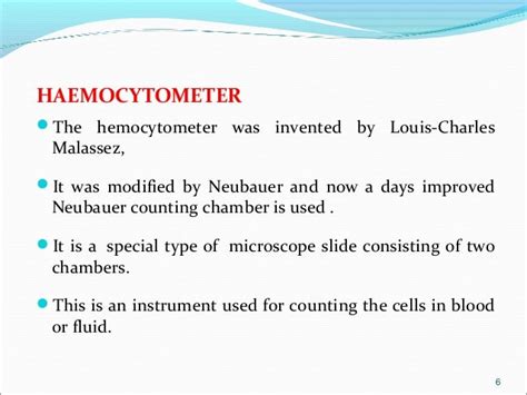 Haemocytometer