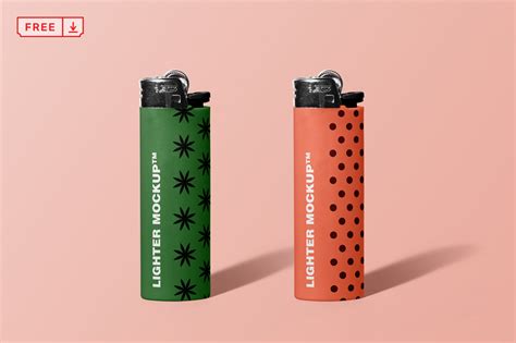 Free Lighter Mockup :: Behance