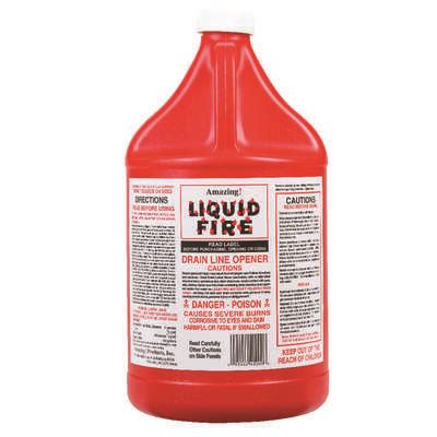 Amazing Liquid Fire Liquid Drain Opener 1 gal. - Ace Hardware