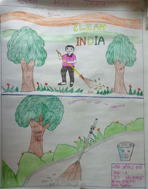 PHOTOS: From Kameng to Kanker, paintings by children depicting Swachh Bharat campaign | The ...