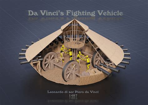 ArtStation - 01 - Leonardo Da Vinci's Fighting Vehicle