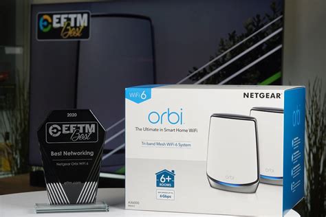 EFTM Best Networking 2020: Netgear Orbi WiFi 6