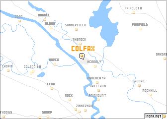 Colfax (United States - USA) map - nona.net