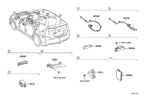 899A0-47020 Antenna Assy, Indoor Electrical Key, No.2 Toyota | YoshiParts