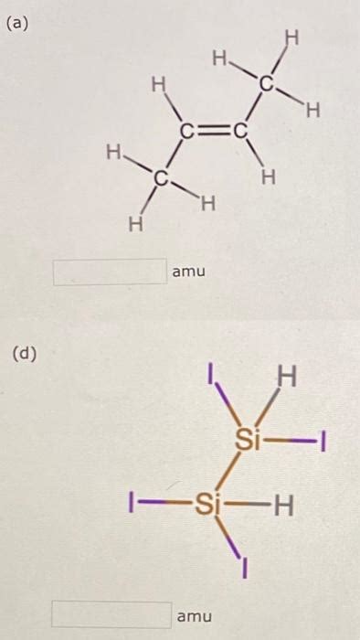 Solved (a) amu (d) amu | Chegg.com