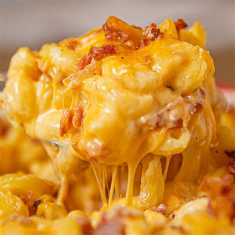 Bacon Mac and Cheese Recipe (Three Cheese!) - Dinner, then Dessert