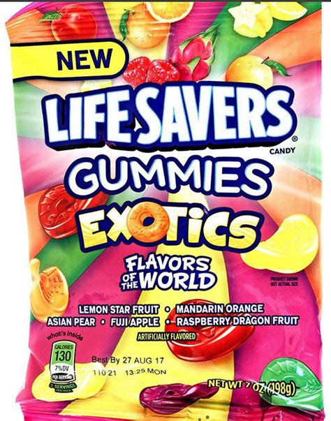 Lifesaver Gummies Exotics Flavors of the World | Junk food snacks ...