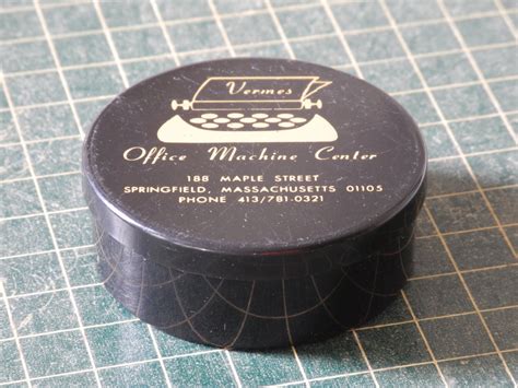 Typewriter Ribbon – New Old Stock – Vintage Black Ink 1 Spool – Nylon Ribbon – Black Record #40 ...