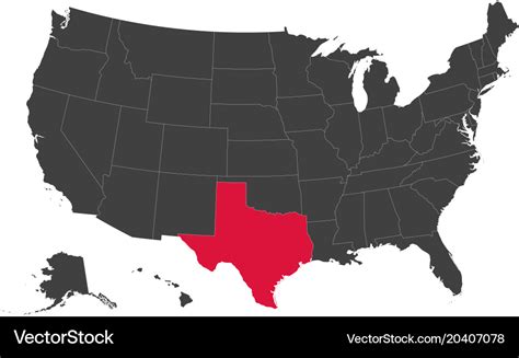 Map Of Usa Including Texas