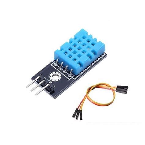 Jual DHT11 Sensor Kelembaban Suhu Humidity Temperature DHT-11 Arduino - DHT-11 + Led - Kab ...