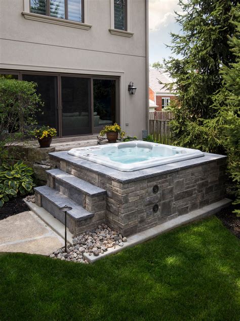 Above Ground Luxury Hot Tub Install | Hot tub patio, Hot tub backyard, Luxury hot tubs