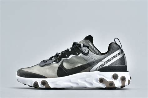 Nike React Element 87 Anthracite Black White - FavSole.com