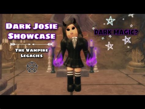 Dark Josie Showcase | DARK MAGIC?! | TVL Roblox 🖤🔮 - YouTube