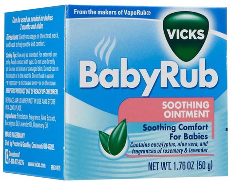 Baby Vicks Vapor Rub On The Bottom Of Feet Will Help With Your Baby's ...