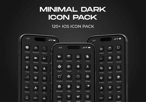 Minimal Dark Icon Pack, new product launch - Solt Wagner