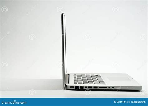 Laptop Profile stock photo. Image of copy, profile, macbook - 22141414