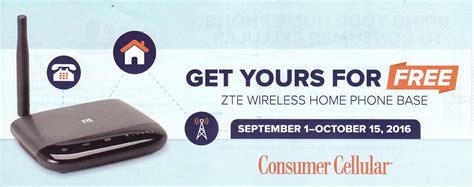 Consumer Cellular Zte Wireless Home Phone Base | Review Home Co