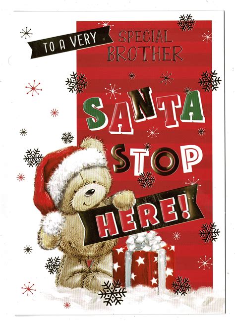 Brother Christmas Card 'To A Very Special Brother' - With Love Gifts ...