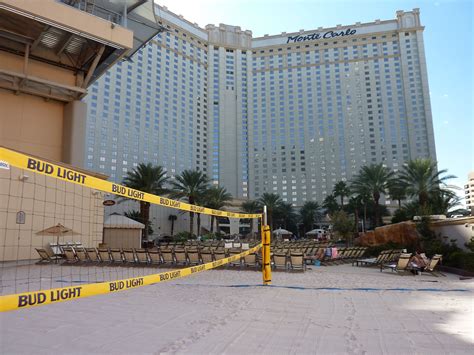 Beach Volleyball in Las Vegas at the Monte Carlo Pool