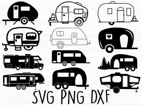 Camper Svg Bundle Camping Svg Trailer Svg Summer Svg RV - Etsy