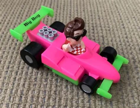 VINTAGE BOV'S BIG Boy Formula 1 Race Car Pink Green 1990 $5.00 - PicClick