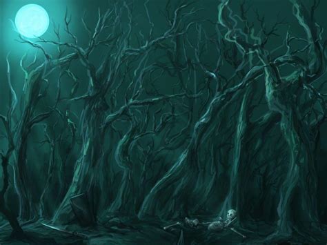 Backgrounds Dark Forest - Wallpaper Cave