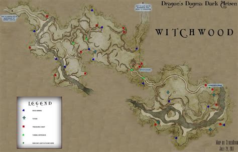 Dragon's Dogma: Dark Arisen – Witchwood Map (Treasure Chests, Totems, Tunnels, Mining Nodes) - Qnnit