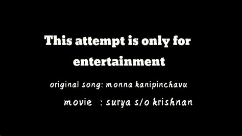 Lockdown song telugu (monna kanipinchavu song version) - YouTube