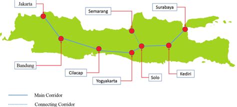 Route 1 from Jakarta-Surabaya high-speed train. | Download Scientific Diagram