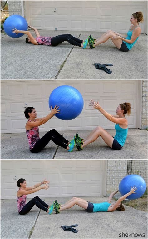 Medicine Ball Exercises For Abs With Partner