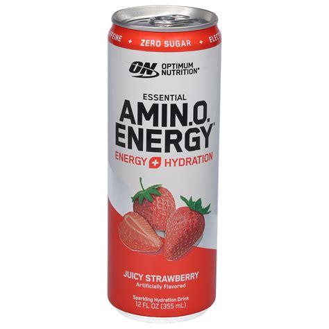 Optimum Nutrition Essential Amin.O Energy + Electrolytes Hydration Drink - Strawberry - Shop ...