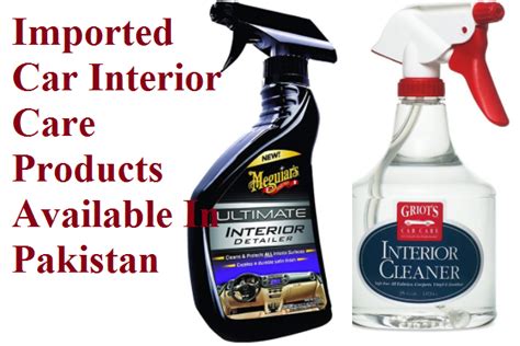 Imported Car Interior Care Products Available In Pakistan