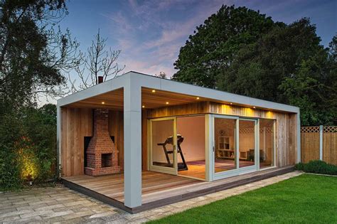 27 Wonderful Shed Design Ideas (Photo Gallery) | Contemporary garden rooms, Summer house garden ...