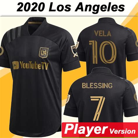 2020 20 21 Los Angeles Mens FC Player Version Soccer Jerseys New LAFC ...