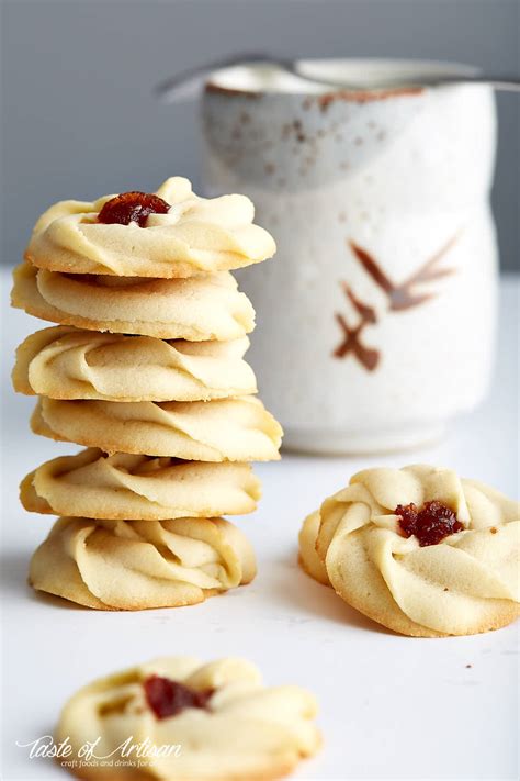 Shortbread Cookies with Jam - Taste of Artisan