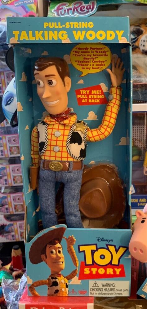 Thinkway Toys Original 1995/96 Toy Story Pull String Woody Still New In ...