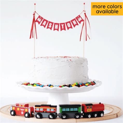 Train Cake Topper | Cake Toppers by Avalon Sunshine