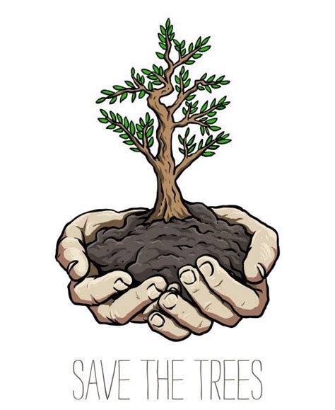 Save The Trees Hands Sapling Environmental Poster | Zazzle.com | Environmental poster, Poster ...