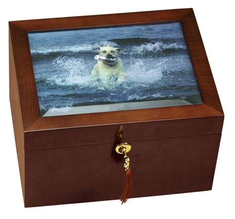 Pet urns for large dogs and Memory Box with an area to add your ...