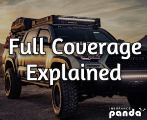 Liability vs. Full Coverage: What’s the Difference? - Insurance Panda