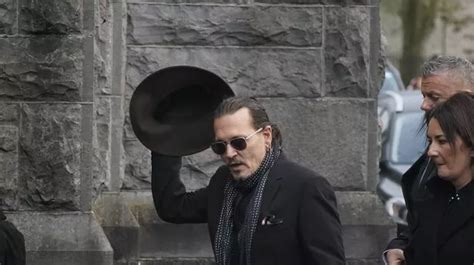 Johnny Depp leads celebrity mourners at Shane MacGowan's funeral as he ...