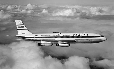 Qantas Enters The Jet Age With The Boeing 707