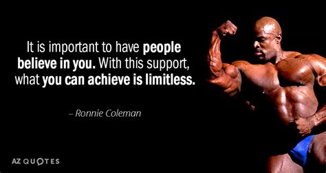 TOP 25 QUOTES BY RONNIE COLEMAN | A-Z Quotes