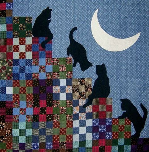 cat quilts | Quilt Inspiration: The Best of Cat Quilts! Part Three ...