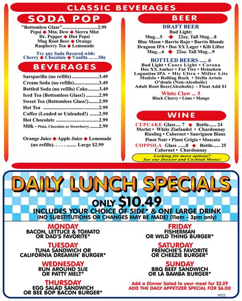 MENU | Little Anthony's