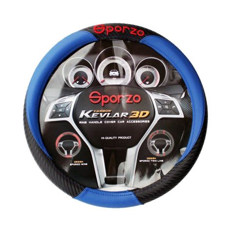 ซื้อที่ไหน SPARZO ที่หุ้มพวงมาลัยรถยนต์ Kevlar 3D (สีน้ำเงิน) - Joe Car ...