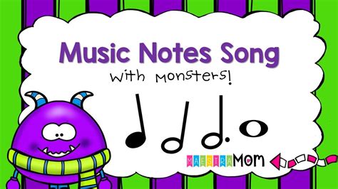 The Music Notes Song (with Monsters!) - YouTube