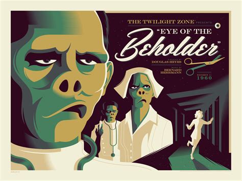 TWILIGHT ZONE - "Eye of the Beholder" Art by Tom Whalen — GeekTyrant